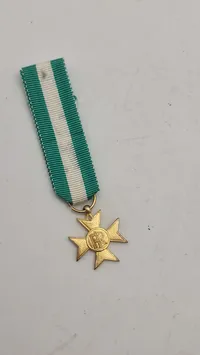 Italiensk Croce d'oro per anzianità di servizio. Miniature. Original