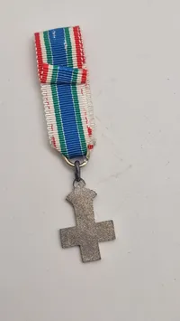 Italiensk Croce Commemorativa della 3ª Armata (Minde-kors for den 3. Armé) fra 1. Verdenskrig. Miniature. Original