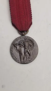 Italiensk Medaglia di benemerenza per i volontari della guerra italo-austriaca 1915-1918. Miniature. Original
