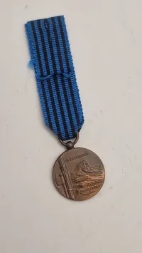 Italiensk erindringsmedalje for felttoget i Østafrika, specifikt for den etiopiske kampagne i 1935-1936. Miniature. Original