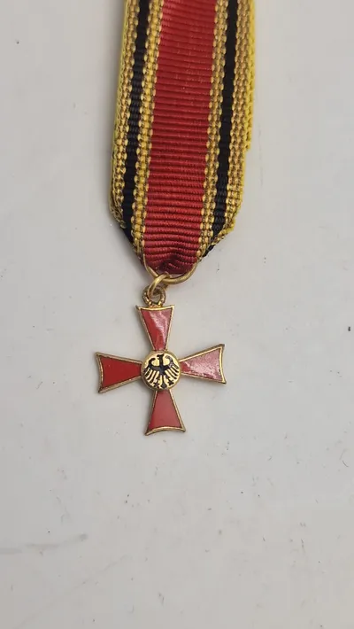 Tysk Bundesverdienstkreuz. Miniature. Original