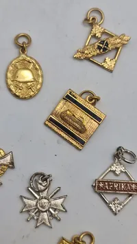 Samling tyske miniature ordner, 57 vers. Original
