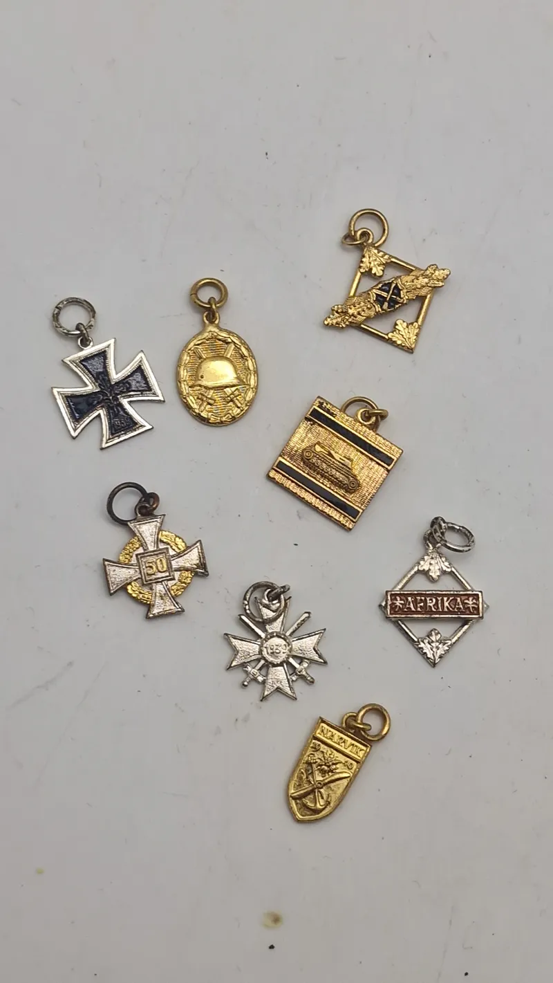 Samling tyske miniature ordner, 57 vers. Original