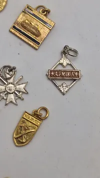 Samling tyske miniature ordner, 57 vers. Original