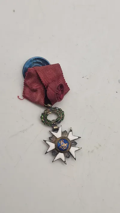 Belgisk miniature Ordre de la Couronne). Original