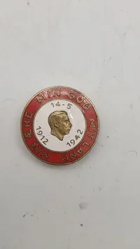 Kong Christian X pin. Sjælden variant. Original