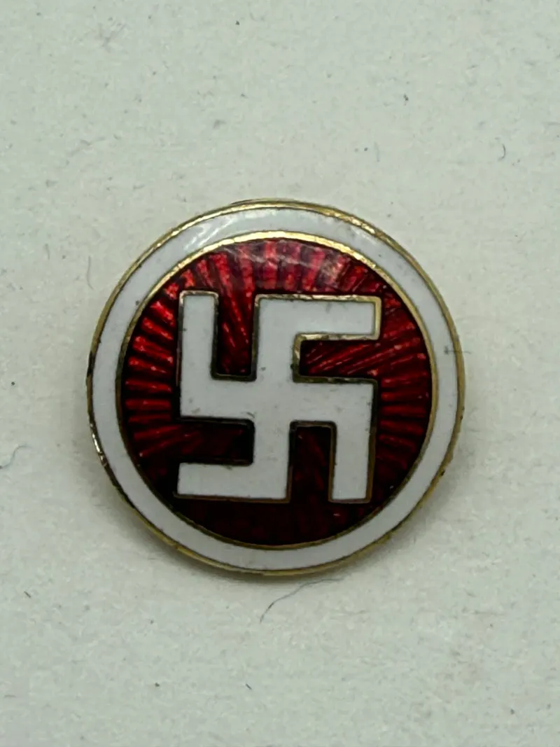 D.N.A.S.A.P. pin fra nynazisterne i Greve,  original