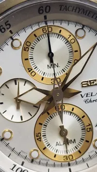 Seiko Velatura alarm Cronograpf. Ref SNAA92P1