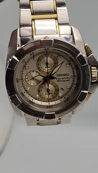 Seiko Velatura alarm Cronograpf. Ref SNAA92P1