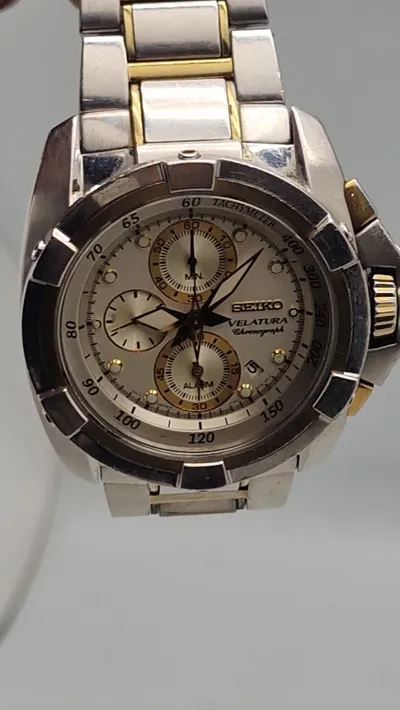 Seiko Velatura alarm Cronograpf. Ref SNAA92P1