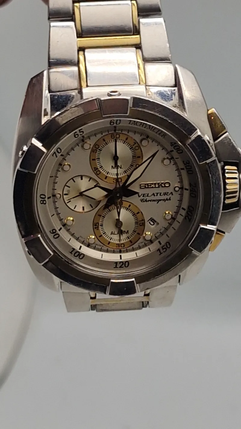 Seiko Velatura alarm Cronograpf. Ref SNAA92P1