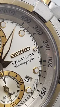 Seiko Velatura alarm Cronograpf. Ref SNAA92P1
