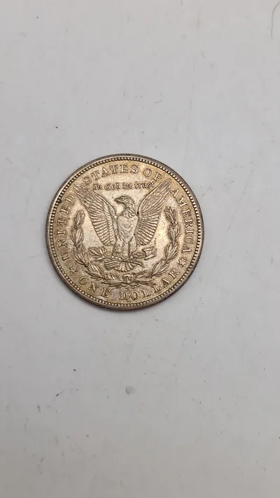 Amerikansk 1921 Morgan-sølvdollar. Original
