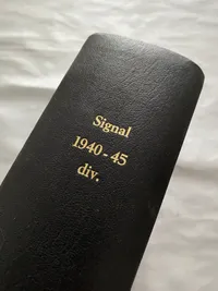 Stor samling indbunden tyske “Signal” blade - ww2