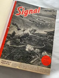 Stor samling indbunden tyske “Signal” blade - ww2