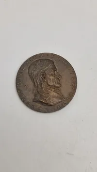mindemedalje af Friedrich Fröbel, en tysk pædagog, der levede fra 1782 til 1852. Original