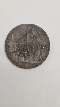 mindemedalje af Friedrich Fröbel, en tysk pædagog, der levede fra 1782 til 1852. Original