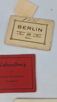 Samling souvenir fotos