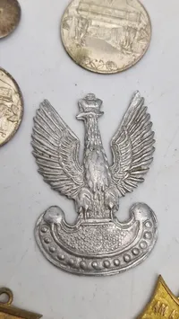 Samling diverse kors og ordner mm. Originale Polen mm.