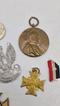 Samling diverse kors og ordner mm. Originale Polen mm.