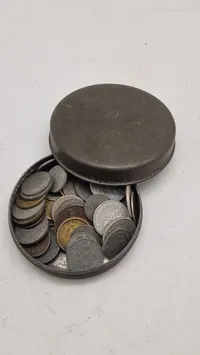 Samling ww2 mønter. Originale