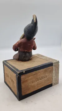 Cigar æske med nisse