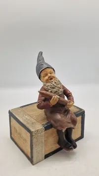 Cigar æske med nisse