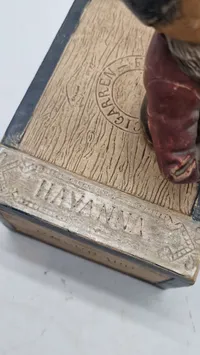 Cigar æske med nisse
