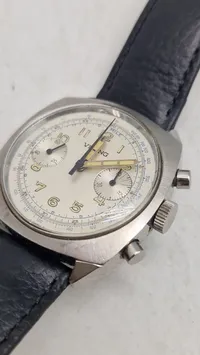 Original Viking Chronograf mærket Søværnet, brugt af Helikopter piloter