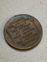 Original mønt - Frankrigshjælpen 1945