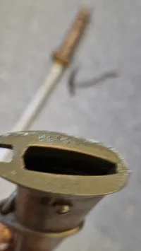 Japansk Type 95 NCO Gunto Sværd fra Anden Verdenskrig, original