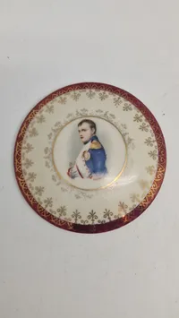 Porcelæns opsats med motiv af Napoleon