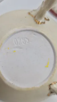 Porcelæns opsats med motiv af Napoleon