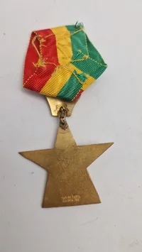 Etiopiens Stjerneorden med papirer. Original