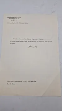 Etiopiens Stjerneorden med papirer. Original