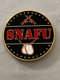 Amerikansk Challenge coin FUBAR/SNAFU