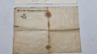 Bescheinigung (attest) udstedt den 31. august 1943 i Kolding under den tyske besættelse af Danmark. Original