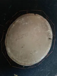 Sjælden original tysk ww2 minearbejder kepi brugt ved parader - med navngiven kasse