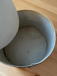 Sjælden original tysk ww2 minearbejder kepi brugt ved parader - med navngiven kasse