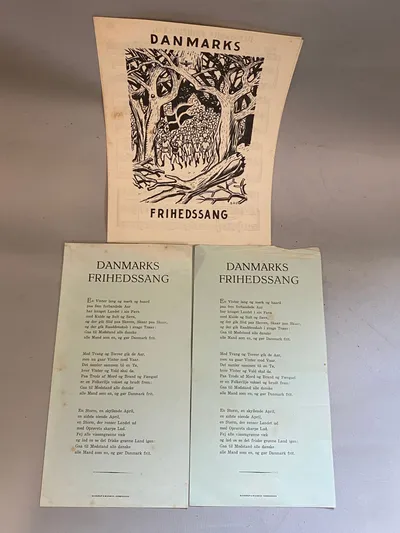 Samling originale danske befrielses sange fra maj dagene