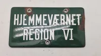 HJV Emaljeskilt, originalt