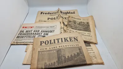 Samling WW2 aviser mm.