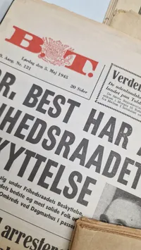 Samling WW2 aviser mm.