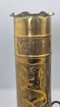ww1 granat hylstre lavet som stager. Originale
