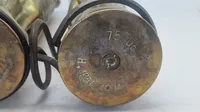 ww1 granat hylstre lavet som stager. Originale