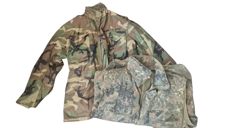 US Army jakke og tysk koldkrigs vest