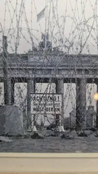 Billede af Brandenburg Tor under den kolde krig