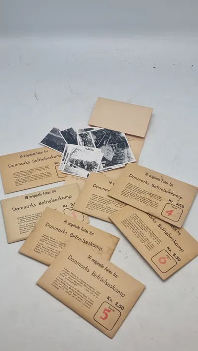 Samling fotos fra Danmarks befrielses kamp. komplette Originale