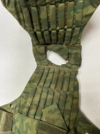 Original Russisk fragmentations vest  fra fronten i Ukraine