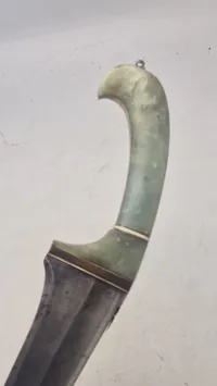 Islamic Pesh Kabz Indo Persian Mughal Dagger Krigsbytte fra Engelsk officer  . Original